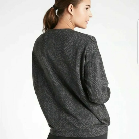 Athleta Studio to Street Splatter Sweatshirt - Small - Picture 2 of 10
